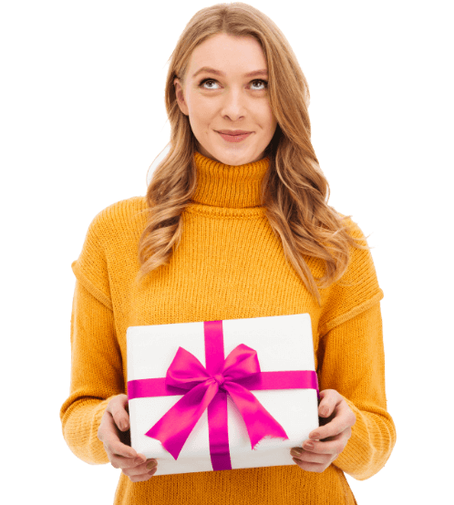 woman-holding-surprise-gift-box